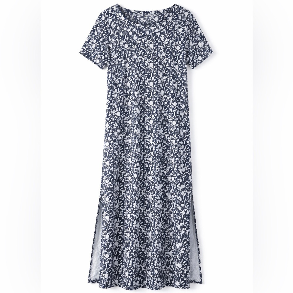 Dudley Stephens Navy and White Floral Dress EUC worn twice